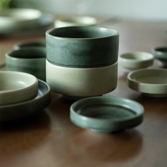 Тарелка Loveramics Tapas 8,5 см D114-12BDG Ramekin (Matte Dark Green), темно-зеленый 3