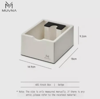 Нок-бокс для кофе MUVNA Basic ABS, белый