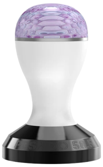 Темпер для кофе Pesado With Black Base 58,5 мм, color whitehaze