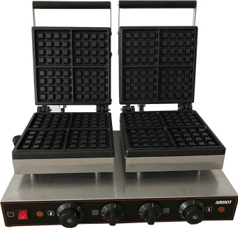 Вафельница для бельгийских вафель AIRHOT WE-1BD двойная