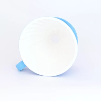 Воронка керамическая AnyBar V60-02 VK11000631B-LB, на 3-4 чашки, голубая