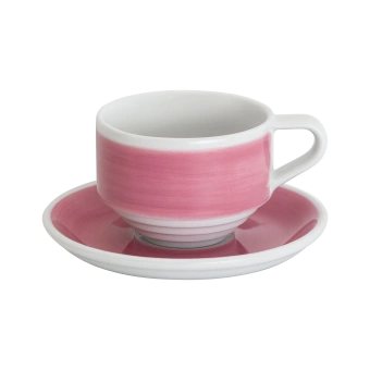 Кофейная пара Loveramics Deco, 165ml, цвет: pink handpaint C118-013BPP/C118-033BPP