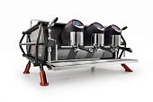 Sanremo Café Racer Naked 3GR Black Red — профессиональная кофемашина (3 группы, мультибойлерная, для кофейни)