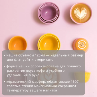 Чашка Loveramics Boram Um Tasting Cup 120 ml C099-106BYE, цвет желтый (Yellow) (2)
