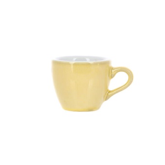 Кофейная пара LOVERAMICS Egg C088-137BBC Butter Cup (чашка и блюдце), сливочно-желтый 80 мл. (1)