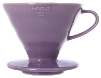 Воронка для кофе Hario VDC-02-PUH Purple Heather размер 02 V60, керамическая, фиолетовый вереск (2)