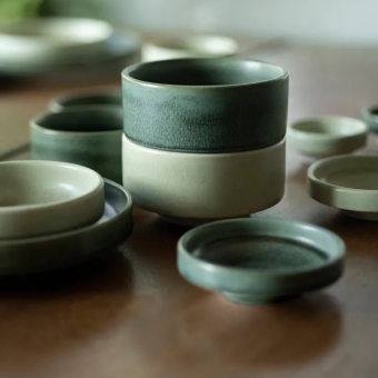 Тарелка Loveramics Tapas 8,5 см D114-05BDG Sauce Dish (L) (Matte Dark Green), темно-зеленый 2