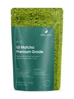 Японский чай Удзи матча premium grade ORIGAMI TEA, упак. 50 гр.