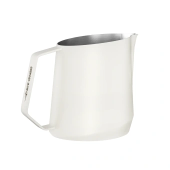 Питчер для молока MHW-3BOMBER GT Milk Pitcher 600 мл Matte White – профессиональный молочник для латте-арт, идеальной микропены и кофеен P5181