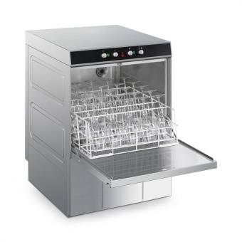 Посудомоечная машина Smeg SPD500 электромеханическое управление, сливная помпа и дозаторы в комплекте, серия КОМФОРТ для кассет 500 х 500 мм