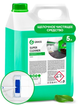 Концентрированое щелочное моющее средство Grass Super Cleaner, канистра 5,8 л