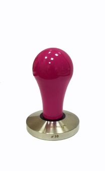 Темпер для кофе D53 JoeFrex Pop hppbf53, рукоятка из алюминия цвет розовый, плоский, сталь