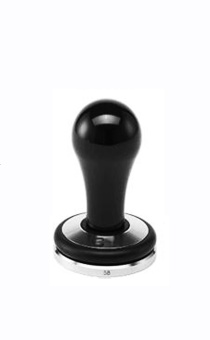 Темпер для кофе d58 JoeFrex Pop knock hpsbk58, рукоятка из алюминия, цвет чёрный, основание сталь