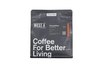 Колумбия Хайро Виегас WEST 4 ROASTERS (для эспрессо) кофе в зернах, упак. 200 г.
