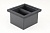 Нок-бокс ящик для кофейных отходов AnyBar Counter Top SB VK1909006A, черный, встраиваемый  