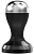 Темпер с выпуклой базой Pesado Full Moon Wave - Convex Tamper 58 мм, color black/silver  