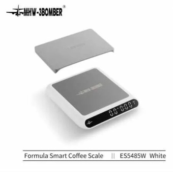 Весы электронные с таймером для заваривания кофе MHW-3BOMBER, Formula Smart, белые, ES5485W (1)