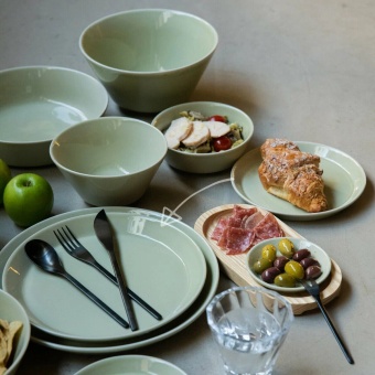 Тарелка Loveramics Stone 23 см D112-20BBG Salad Plate (Bauhaus Green), светло-зеленый 14