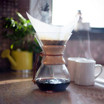 Фильтры бумажные для кофеварок KONIG Chemex  белые упак 100 шт. KCW1515