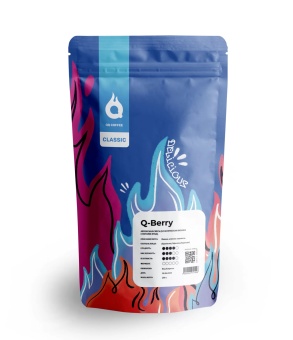 Q-Berry QQ COFFEE (для эспрессо) кофе в зернах, упак. 200 г.