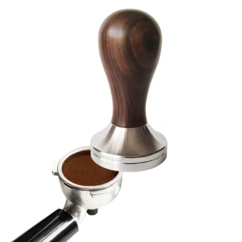 Темпер AnyBar Rose D58 VK2004006E, с деревянной ручкой, темное дерево