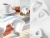Кофейная пара для эспрессо Ancap Aida AP-31736, фарфор, белый, объем 65 мл (6)
