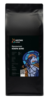Бразилия Мара Блю НОТИК (для эспрессо) кофе в зернах, упак. 1 кг.