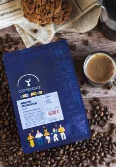Brazil Mogiana COFFEESTATE (под фильтр) кофе в зёрнах, упак. 250 г.