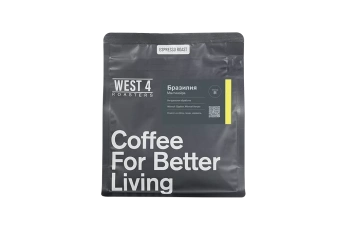 Бразилия Мантикейра WEST 4 ROASTERS (для эспрессо) кофе в зернах, упак. 200 г.
