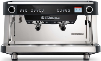 Кофемашина рожковая Nuova Simonelli NUOVA AURELIA MP 2Gr 220V black+high groups+Autopurge+ E-milk technology