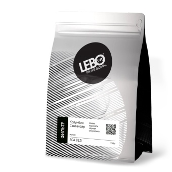 Колумбия Сантандер LEBO (под фильтр) кофе в зернах, упак. 250 г.