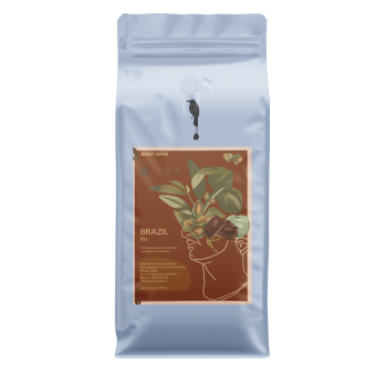 Brazil Rio AUGUST COFFEE (для эспрессо) кофе в зернах, упак. 1 кг.