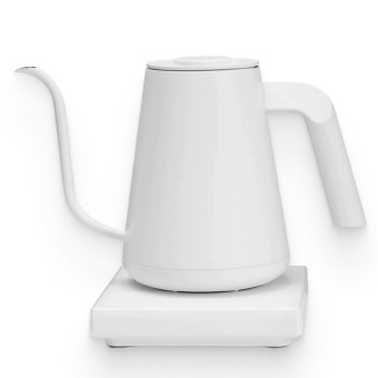Чайник электрический с носиком gooseneck Timemore Fish Smart Pro 70THP070AA002, белый, объем 900 мл