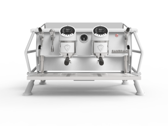 Sanremo Café Racer 2GR Full White - профессиональная кофемашина (2 группы, мультибойлерная, для кофейни) | интернет-магазин товаров для кофеен ТЕРРИТОРИЯ КОФЕ