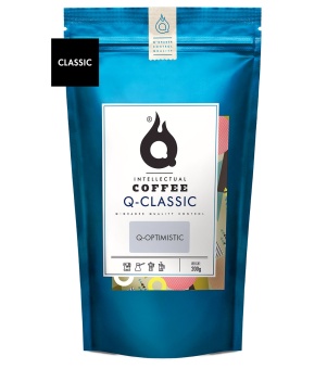 Q-Optimistic QQ COFFEE (для эспрессо) кофе в зернах, упак. 200 г.