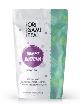 Японский чай матча Sweet matcha с рисом ORIGAMI TEA, упак. 50 гр. 1