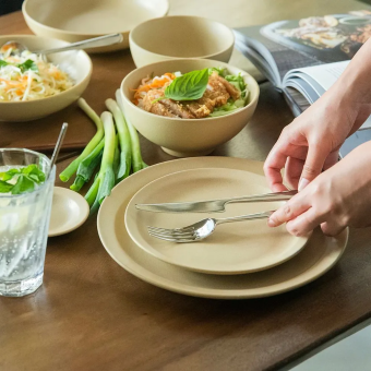 Тарелка Loveramics Er-go! 26,5 см D068-101BMS Dinner Plate (Matte Sand), цвет матово-песочный (1)