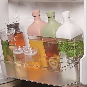 Стеклянный заварник HARIO Ka-ku Bottle, 1200 мл, зеленый, KAB-120-SG (2)