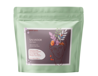 Salvador Auchapan AUGUST COFFEE (для эспрессо) кофе в зернах, упак. 200 г.