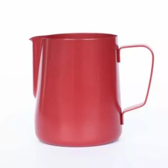 Питчер молочник для капучино AnyBar D08000451-r, ёмкость 350 мл, красный (2)