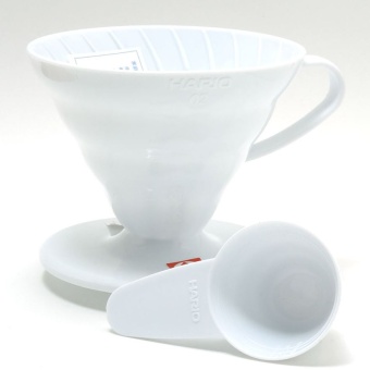 Воронка пластиковая Hario Coffee Dripper V60 02 White VD-02W 