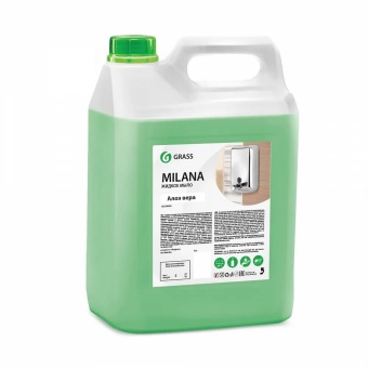 Жидкое мыло Grass Milana алоэ вера, канистра 5 л 3