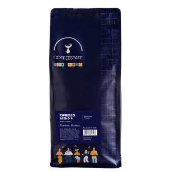 Espresso Blend 4 COFFEESTATE кофе в зёрнах, упак. 1 кг.