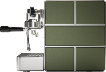 Кофемашина эспрессо Stone-Espresso Mine Green, Inox Green, корпус зеленый 3