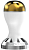 Темпер для кофе Pesado 53,5 мм, color white/gold