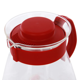 Набор для кофе Hario VDS-3012R сервировочный чайник + воронка керамическая, размер 01 V60, красная 3