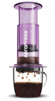 Кофеварка ручная Аэропресс (Aeropress) Clear Purple, цвет фиолетовый (1)