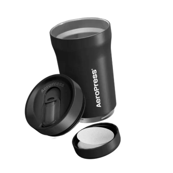 Дорожный кофейный стакан AeroPress Travel Coffee Tumbler, цвет: черный 15PMBK24-1