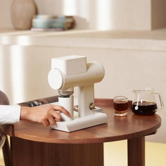 Кофемолка электрическая Timemore Sculptor 064S, жернова: 64мм, цвет: белый 70TGD060AA102