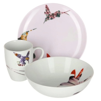 Набор тарелок 4 шт Loveramics Flutter D076-93A 20,5 см Salad Plate (расцветка ассорти) 3